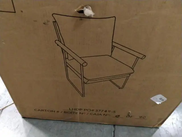 Cushioned Metal & Wood Accent Arm Chair Gray/black - Hearth & Hand With Magnolia