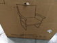 Cushioned Metal & Wood Accent Arm Chair Gray/black - Hearth & Hand With Magnolia