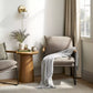 Cushioned Metal & Wood Accent Arm Chair Gray/black - Hearth & Hand With Magnolia