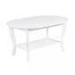 American Heritage Oval Coffee Table with Shelf - Breighton Home