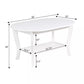 American Heritage Oval Coffee Table with Shelf - Breighton Home