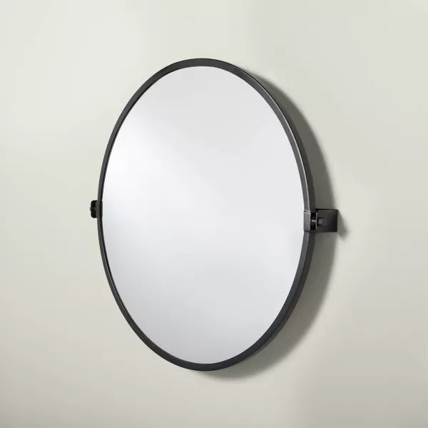 OPEN BOX SALE! 30" Round Bathroom Vanity Pivot Mirror - Hearth & Hand™ with Magnolia